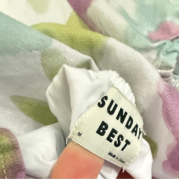 Aritzia Sunday Best Floral Puff Sleeve Dress - Picture 5 of 5